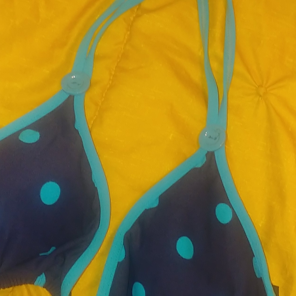 DKNY Blue polka dot bikini! - Picture 4 of 4